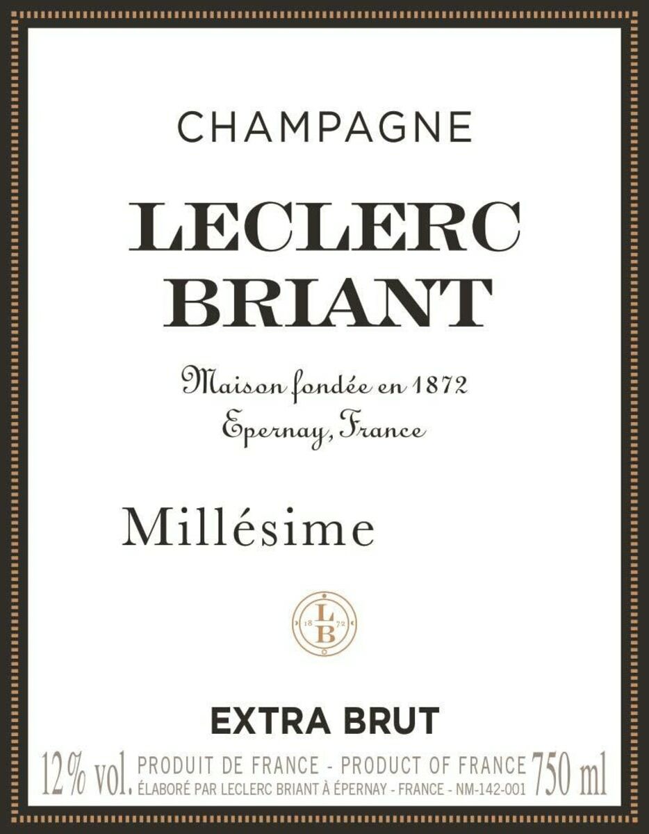 Leclerc Briant Blanc de Blancs Extra Brut 2018 (JD94)