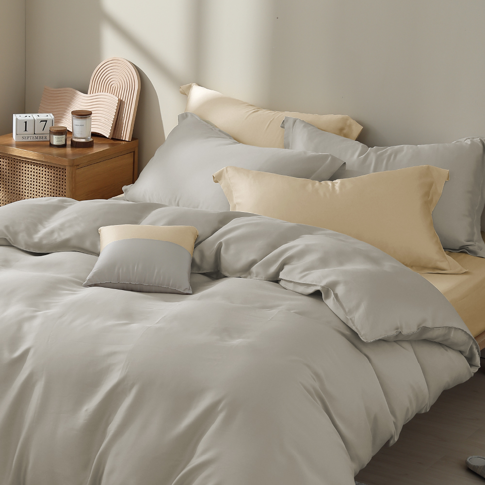 60支天絲｜100%萊賽爾｜單品｜雙色可水洗抱枕