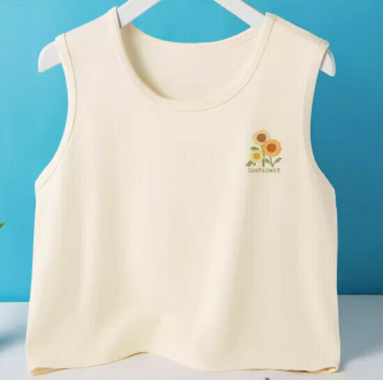Hot selling short vest pure cotton [White (Xiangyang Duoduo)] [S-2XL size] (please contact customer service to confirm the delivery size after placing the order)