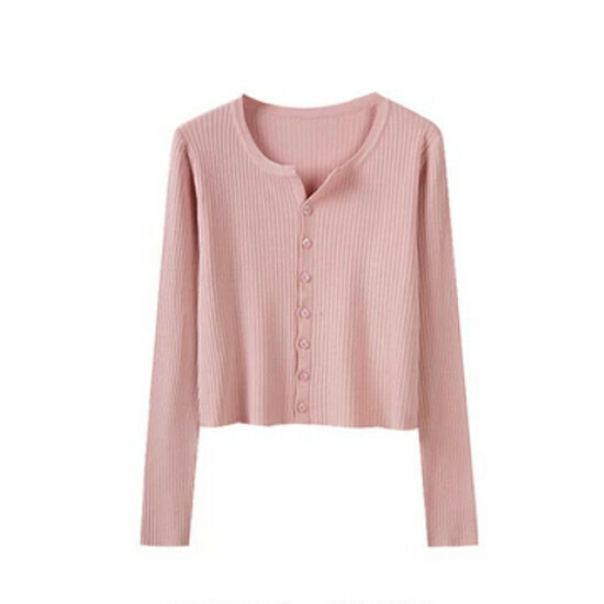 Hot selling V-neck air-conditioning sweater [pink] [one size fits all]
