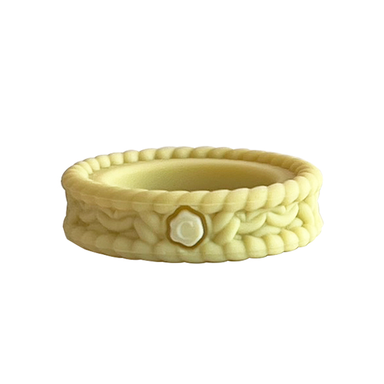 Candies 針織戒指(黃)