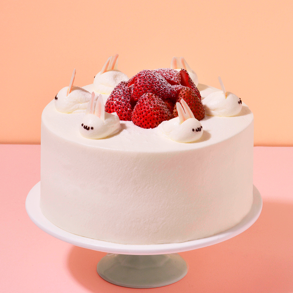 兔兔草莓鮮奶油(限店取)