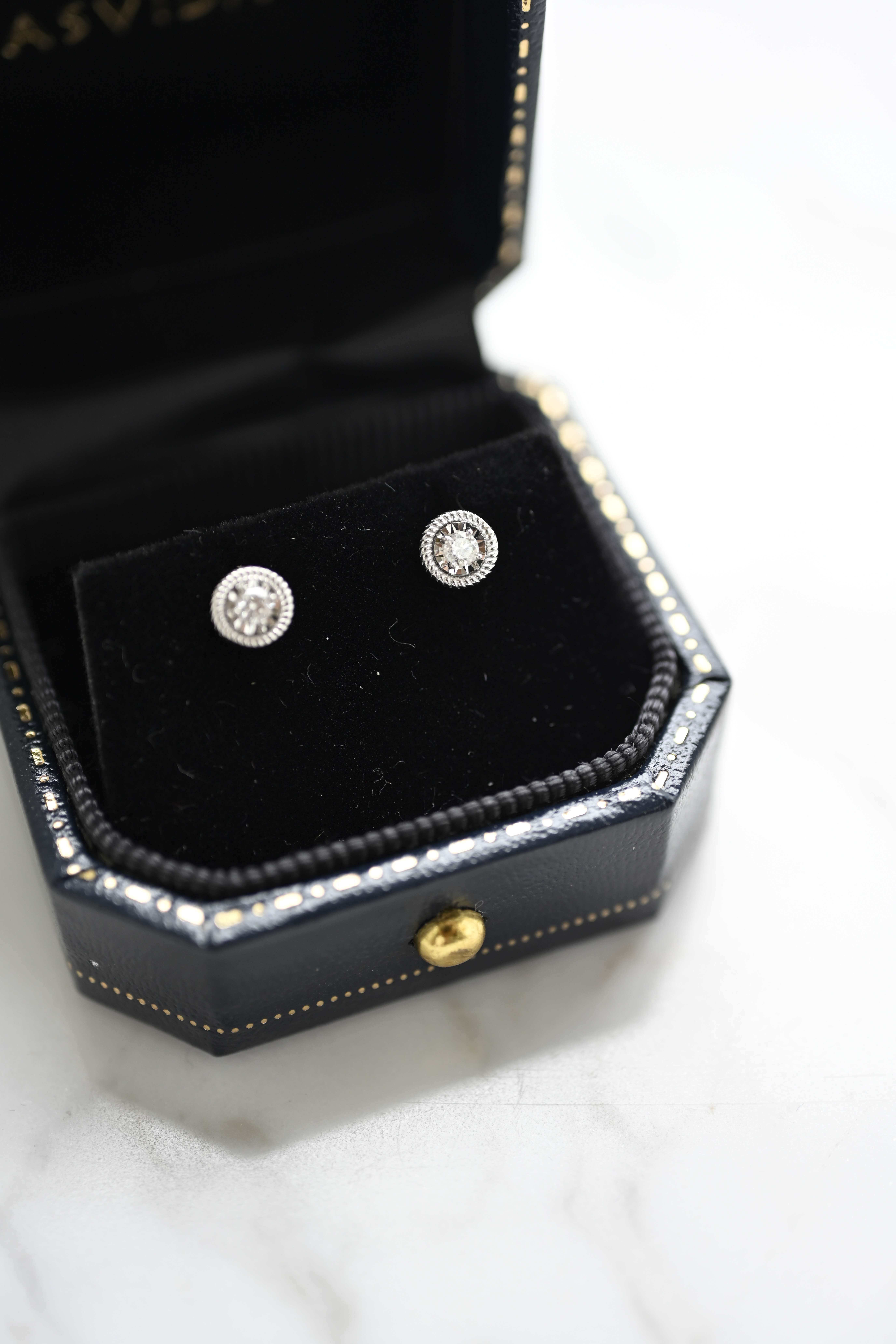 18K Fiori Diamond Earring