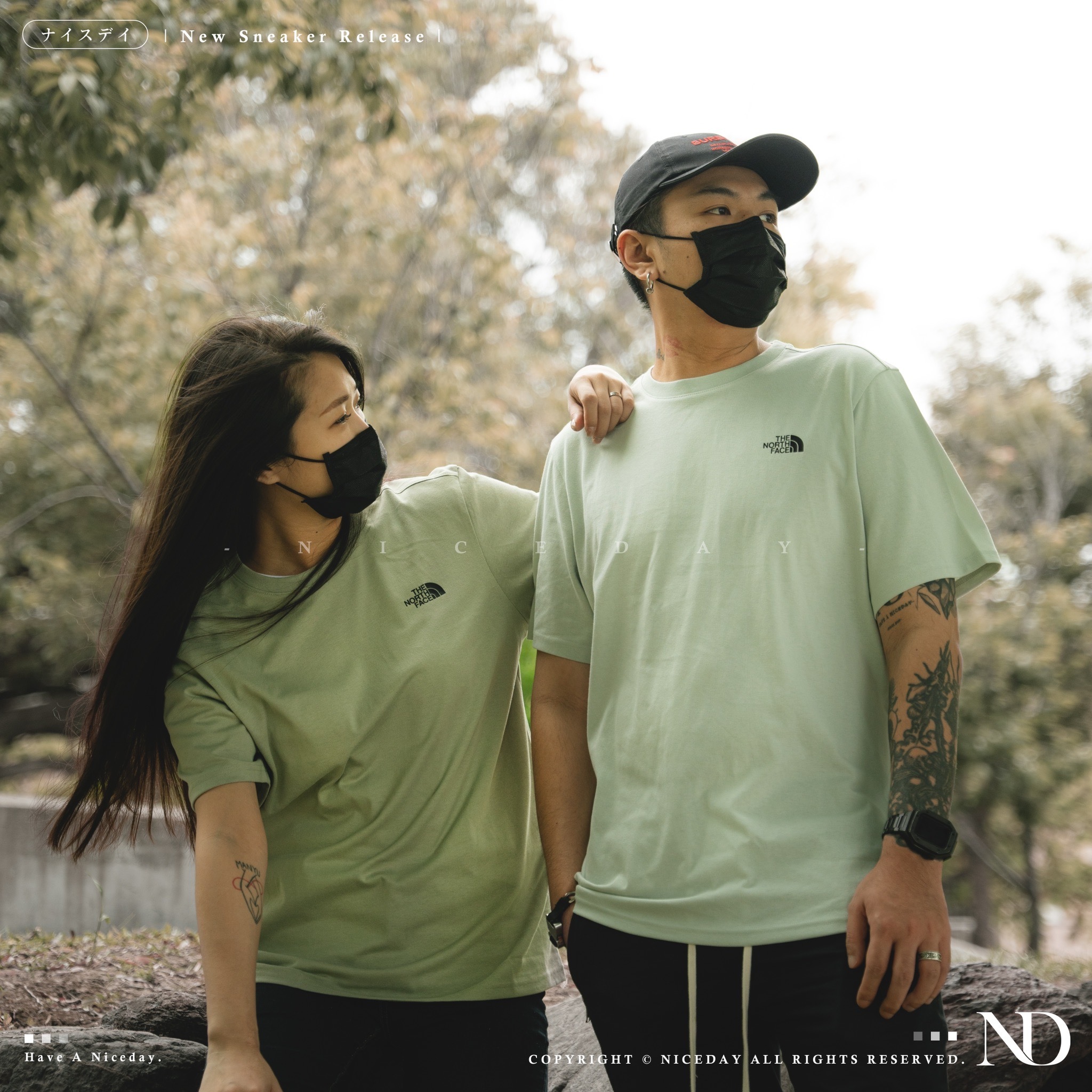 NICEDAY 服飾 現貨 The North Face 城市美食 短TEE 台北珍奶 東京燒肉 釜山椪糖 紐約熱狗堡 柏林蝴蝶餅