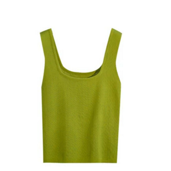 Hot selling ice silk camisole [green] [one size fits all]
