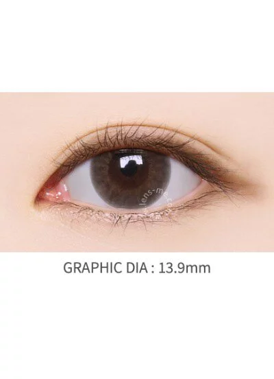 [半年拋][散光] Lensme Torica 6 Month Fallin 彩妝隱形眼鏡｜1片 (Choco)