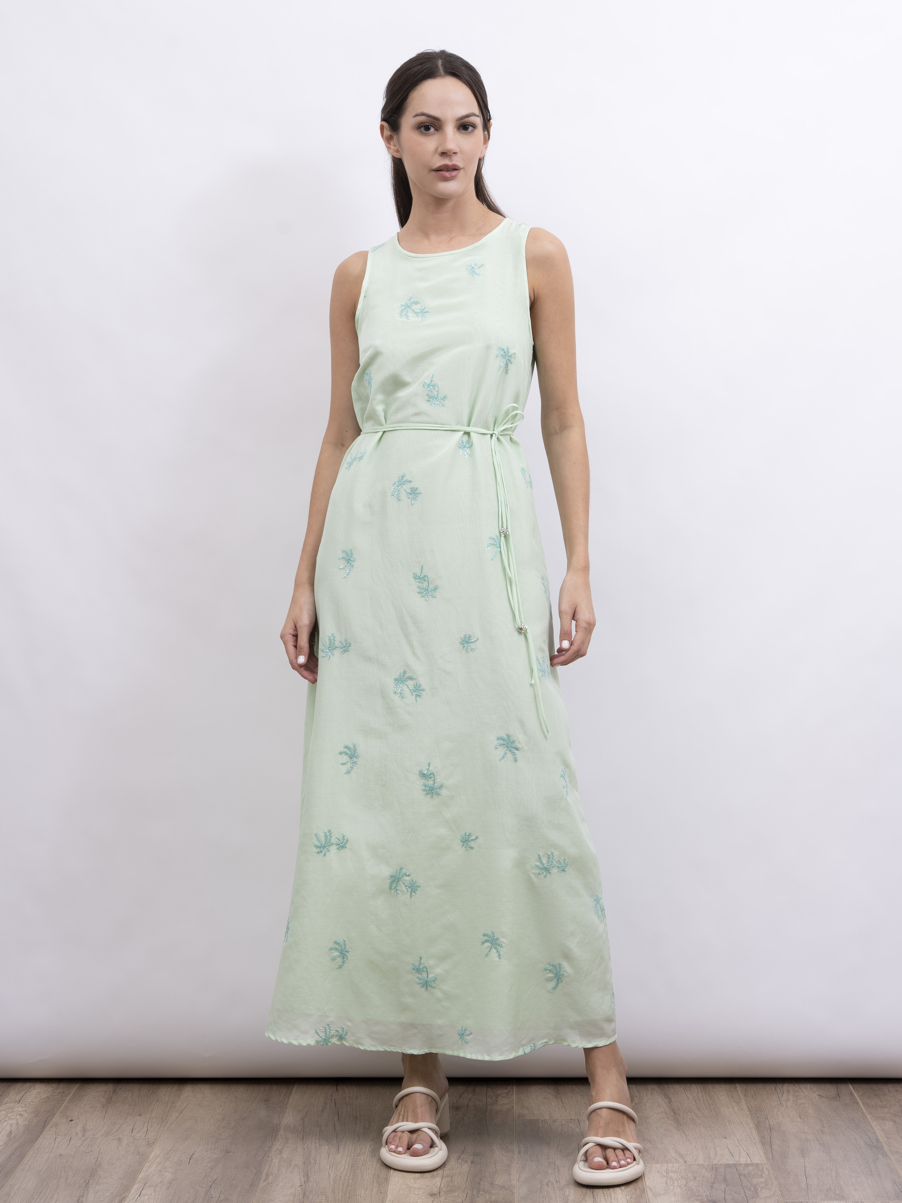 Ottod'Ame 釘珠刺繡背心連身長裙