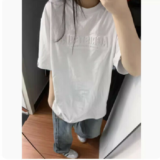 熱賣字母短袖t恤【白色】（優質純棉）【M-2XL】下單後請聯繫客服確認發貨尺碼