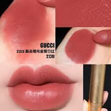 GUCCI 金管啞光 #208 暖豆沙蜜桃烤奶茶