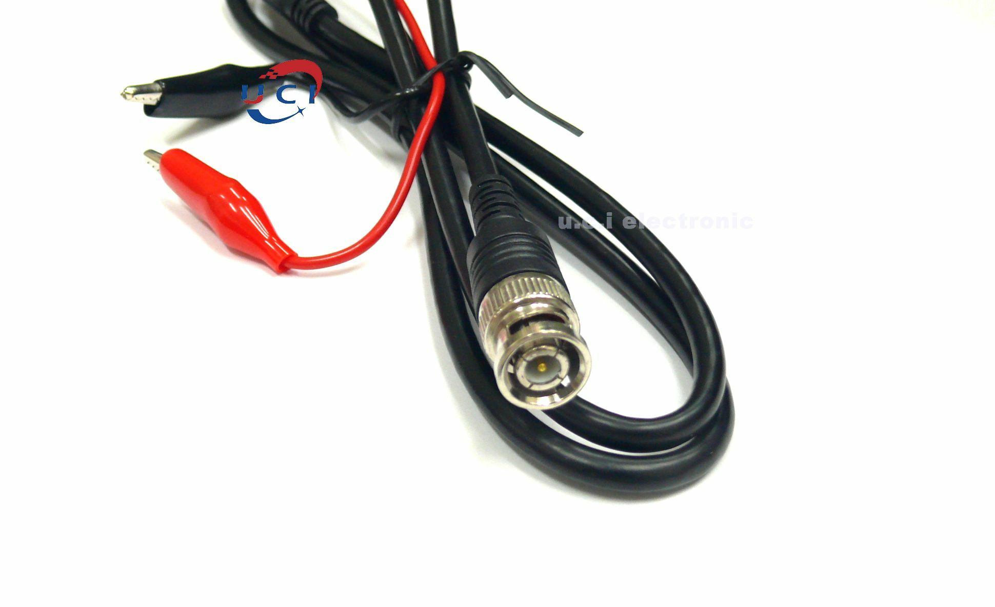 【UCI電子】 (二T-1)  BNC公轉雙鱷魚夾Q9信號測試線 示波器轉插頭連接線監控探頭電源線