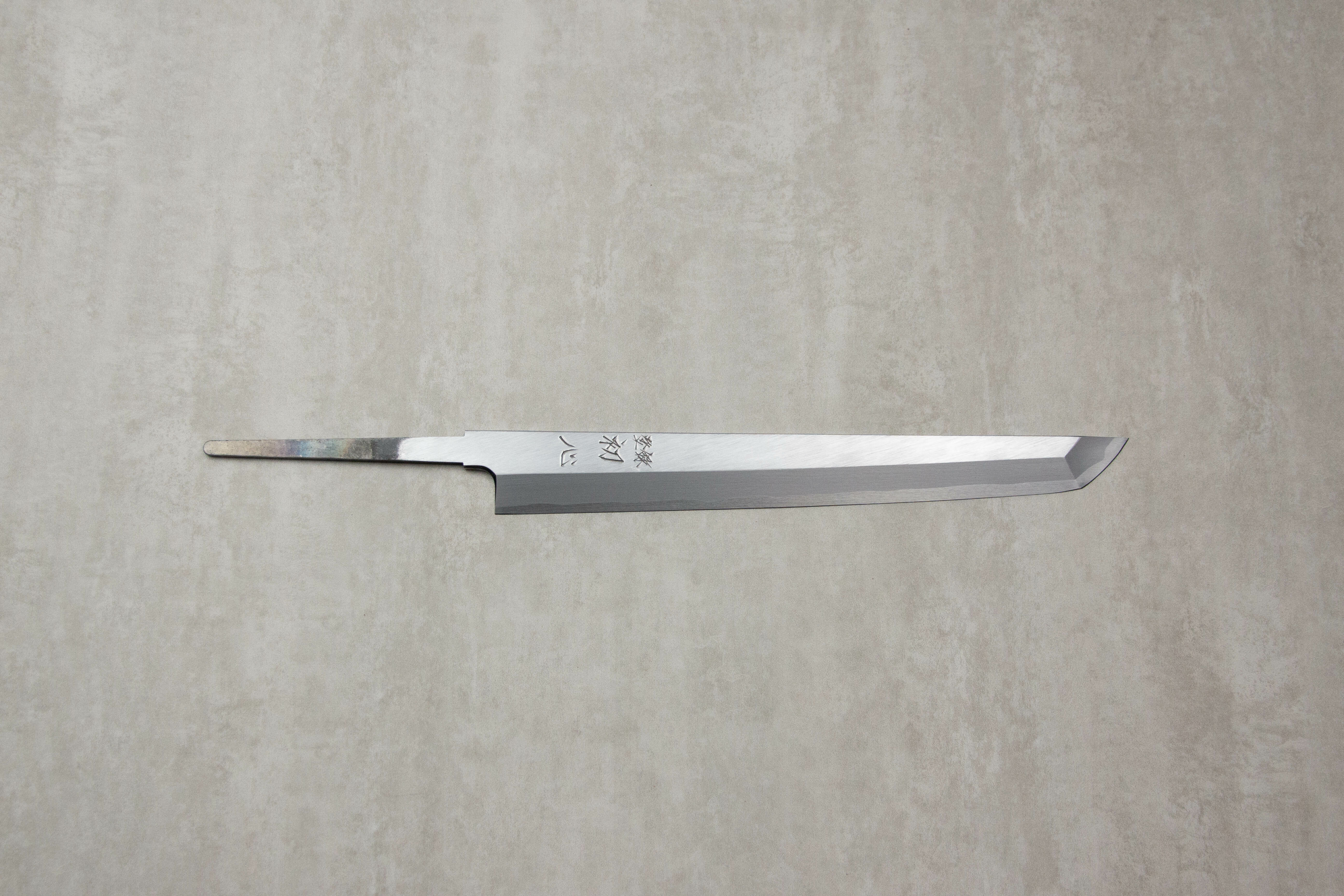 先丸 剣型 柳刃 白二鋼 尺一 初心白鷺白二鋼先丸柳刃270 mm ***刀條*** (圖例為「黑檀木白水牛角