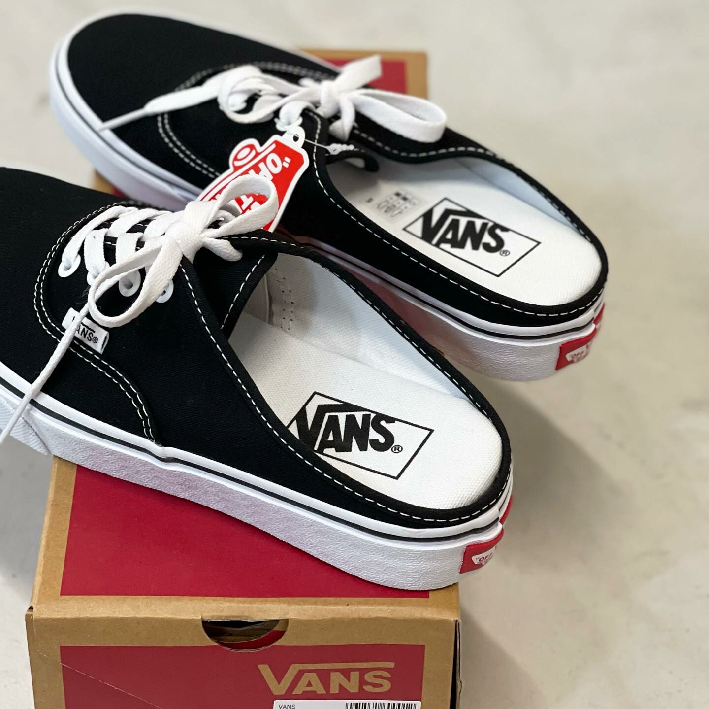 Vans UA Authentic Mule 黑色 基本款 穆勒鞋 懶人鞋 半拖鞋 VN0A54F76BT1