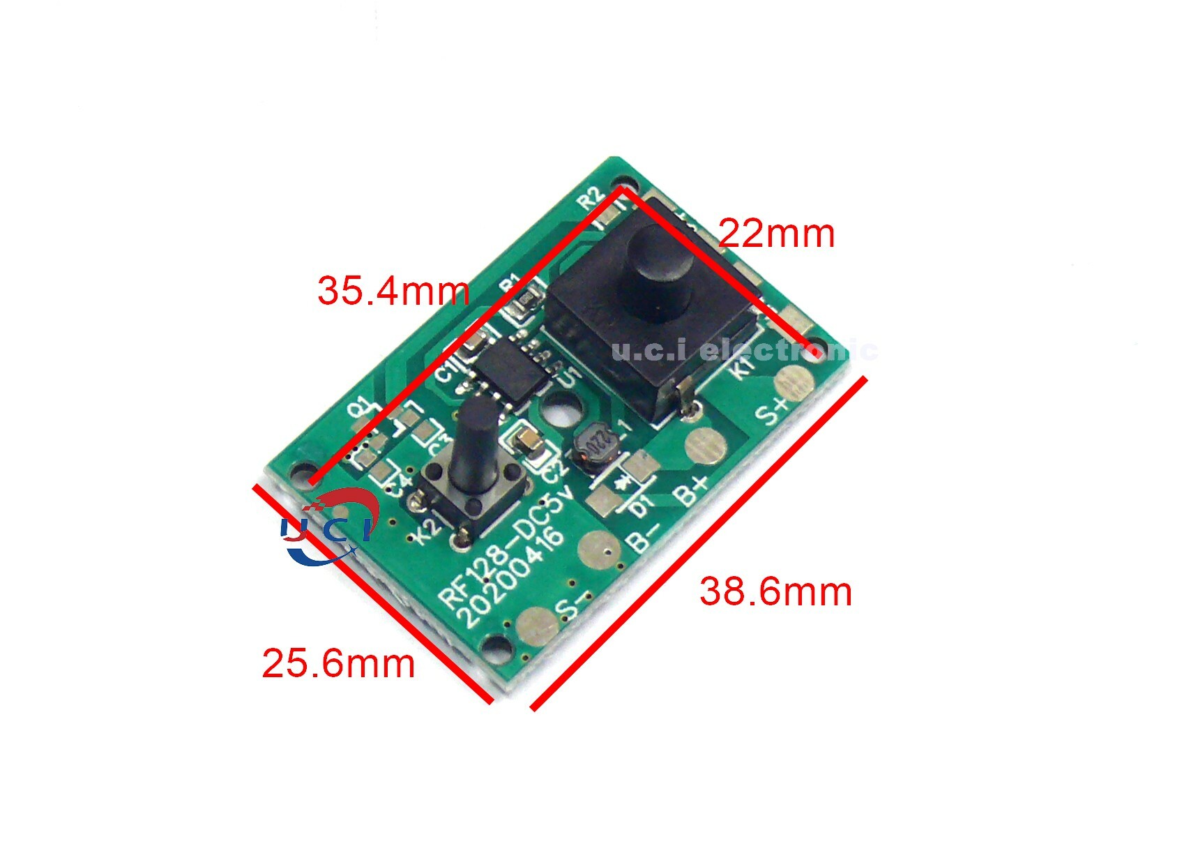 【UCI電子】 (13) 1.2V 3.7V太陽能燈串電路板太陽能串燈控制器長線燈串控制板線路控制板