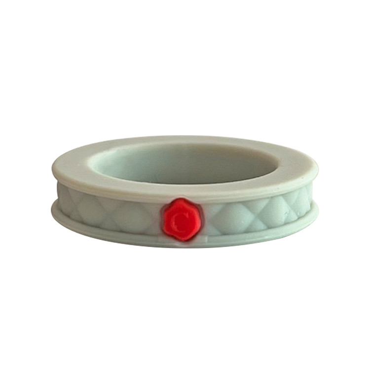 Candies 菱格戒指(灰)