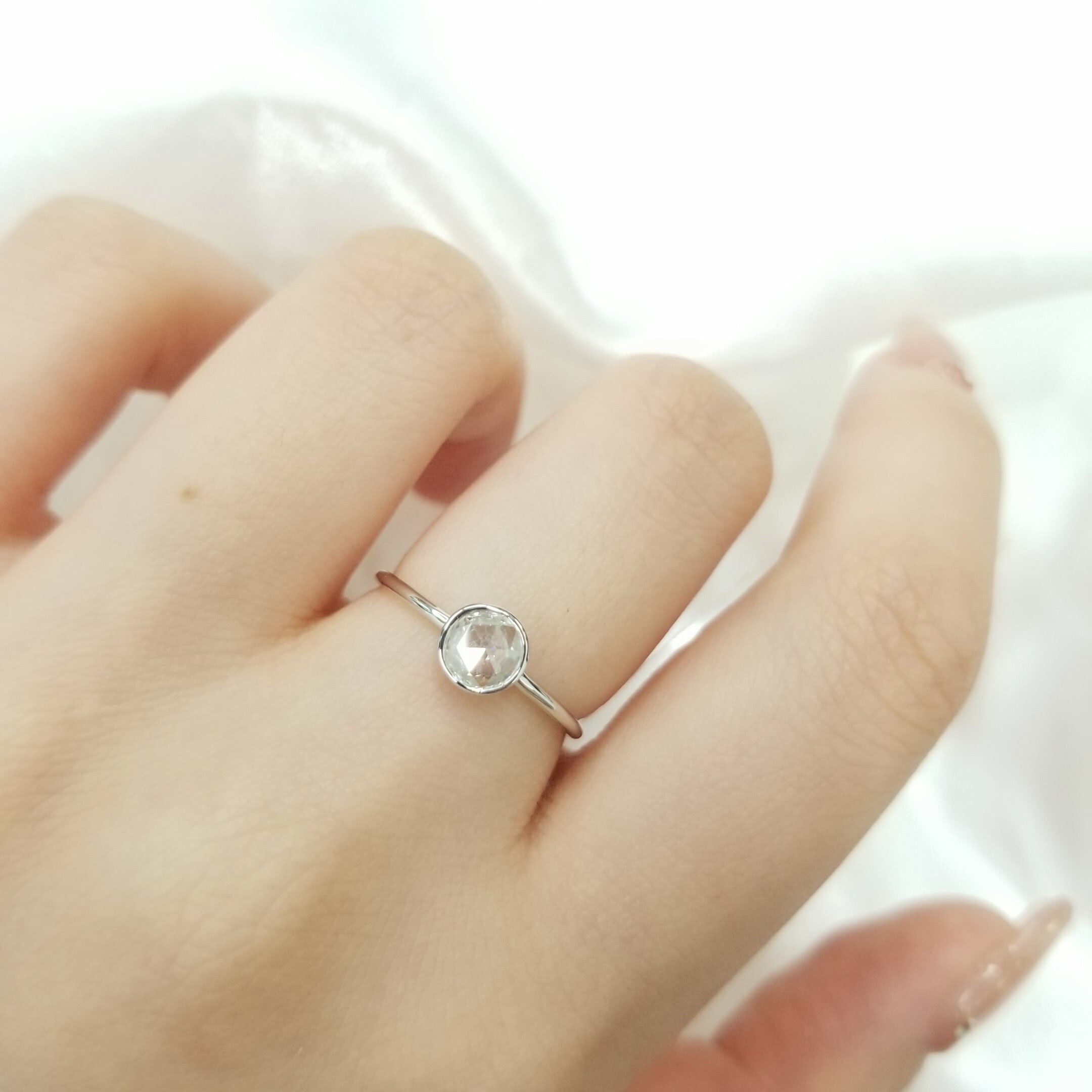 18K White Gold 0.30ct Diamond Ring