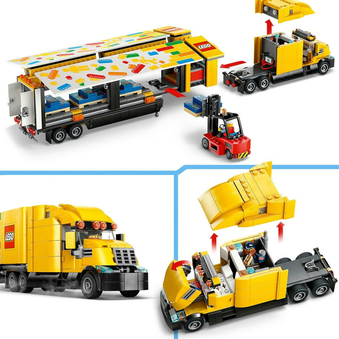 LEGO 60440 Yellow Delivery Truck (City)