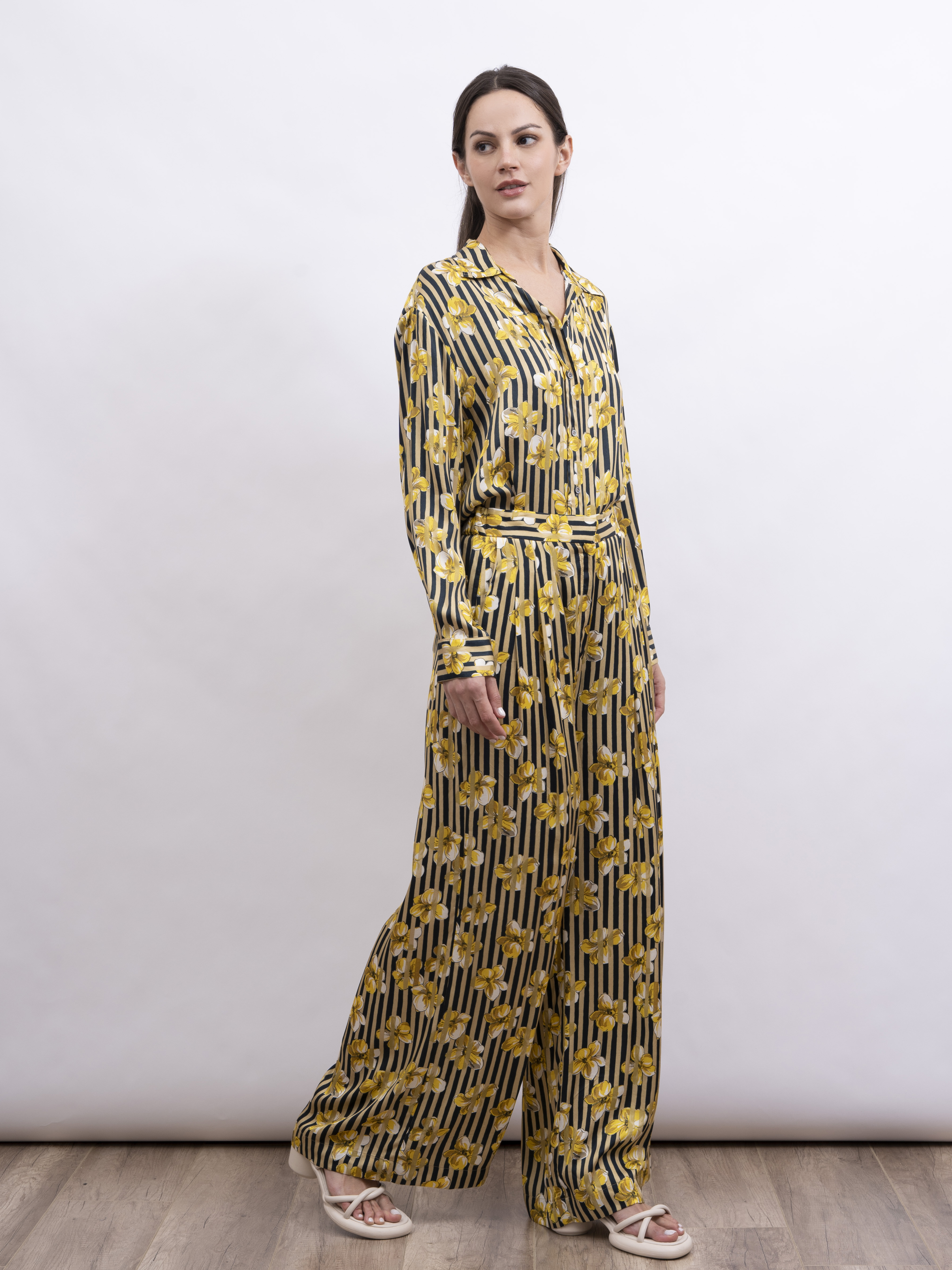 Ottod'Ame 條子印花長袖恤衫