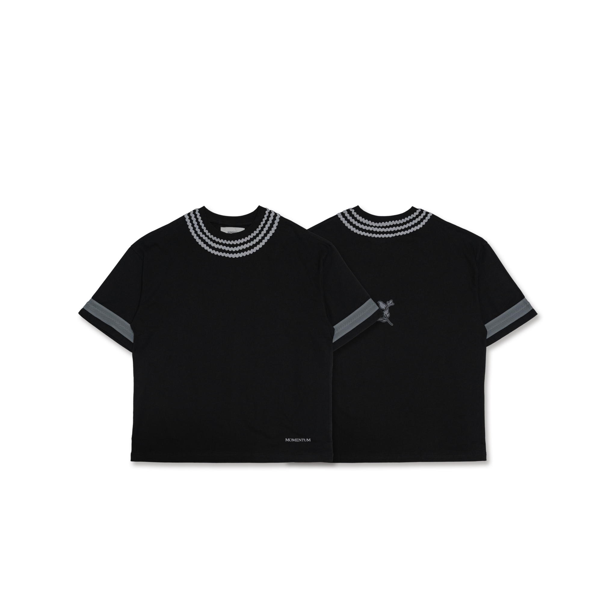 MOMENTUM Spring-Summer 2024 Ripple Tee 波纹織帶 Tee