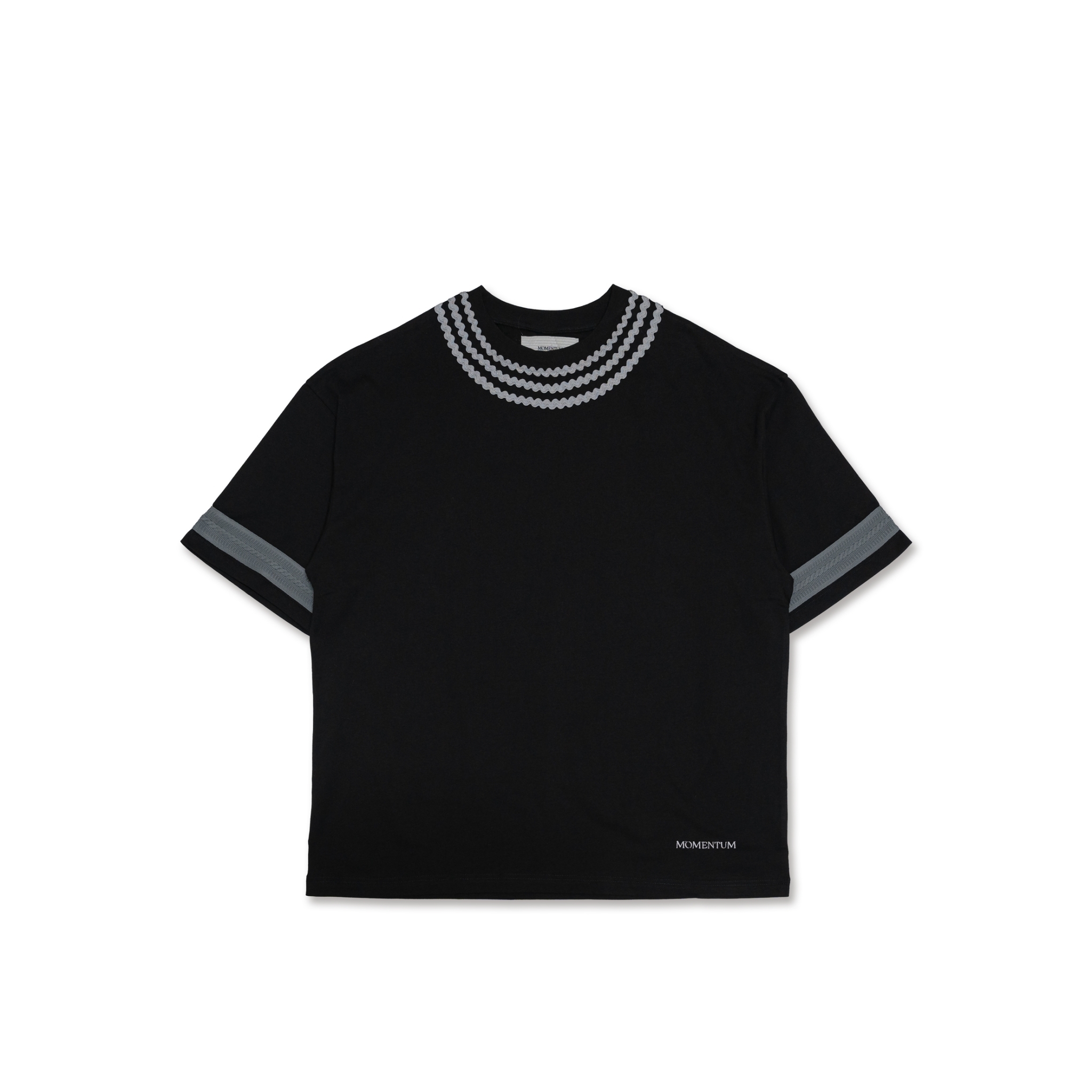 MOMENTUM Spring-Summer 2024 Ripple Tee 波纹織帶 Tee