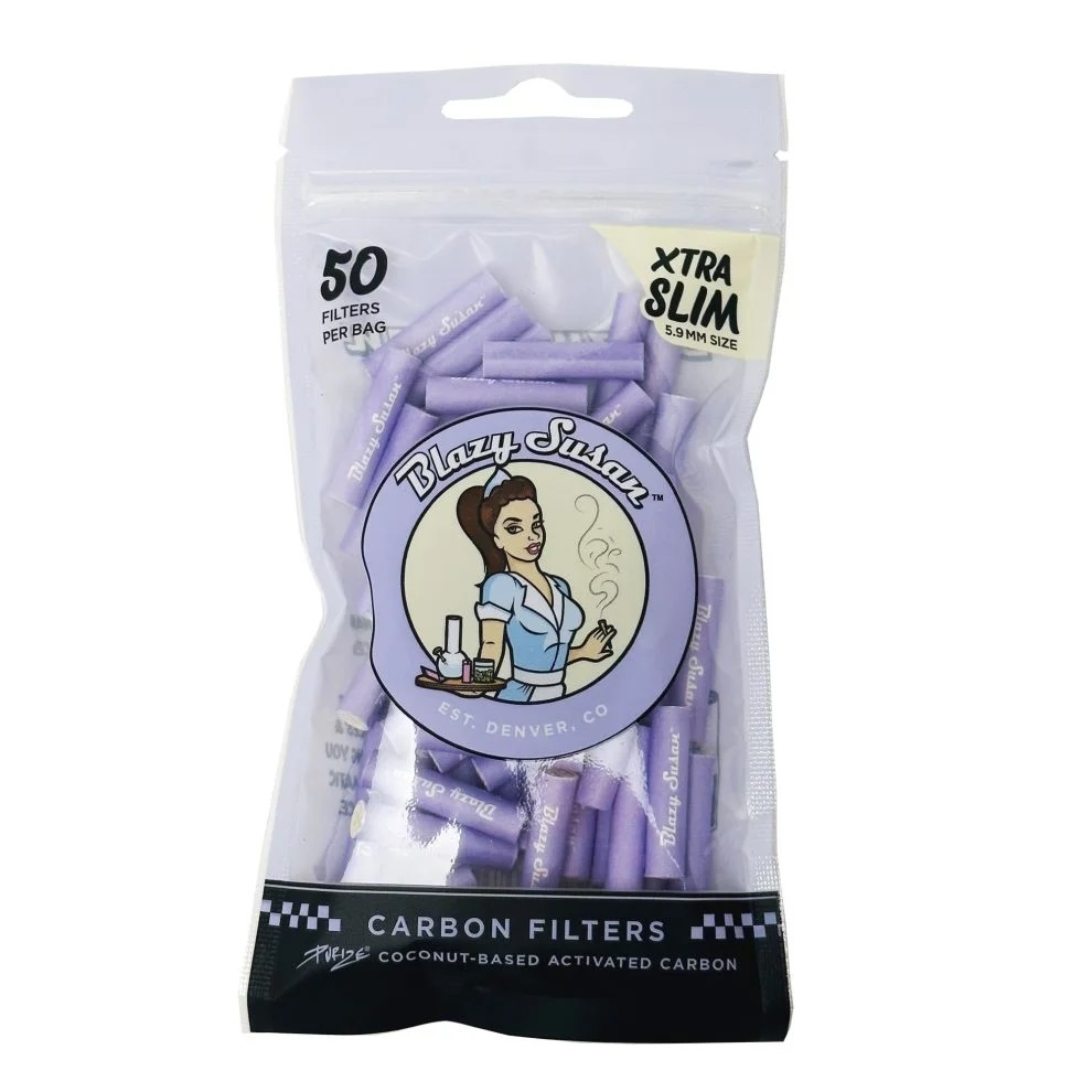 [50CT]XTRA SLIM SIZE FILTERS BY BLAZY SUSAN X PURIZE