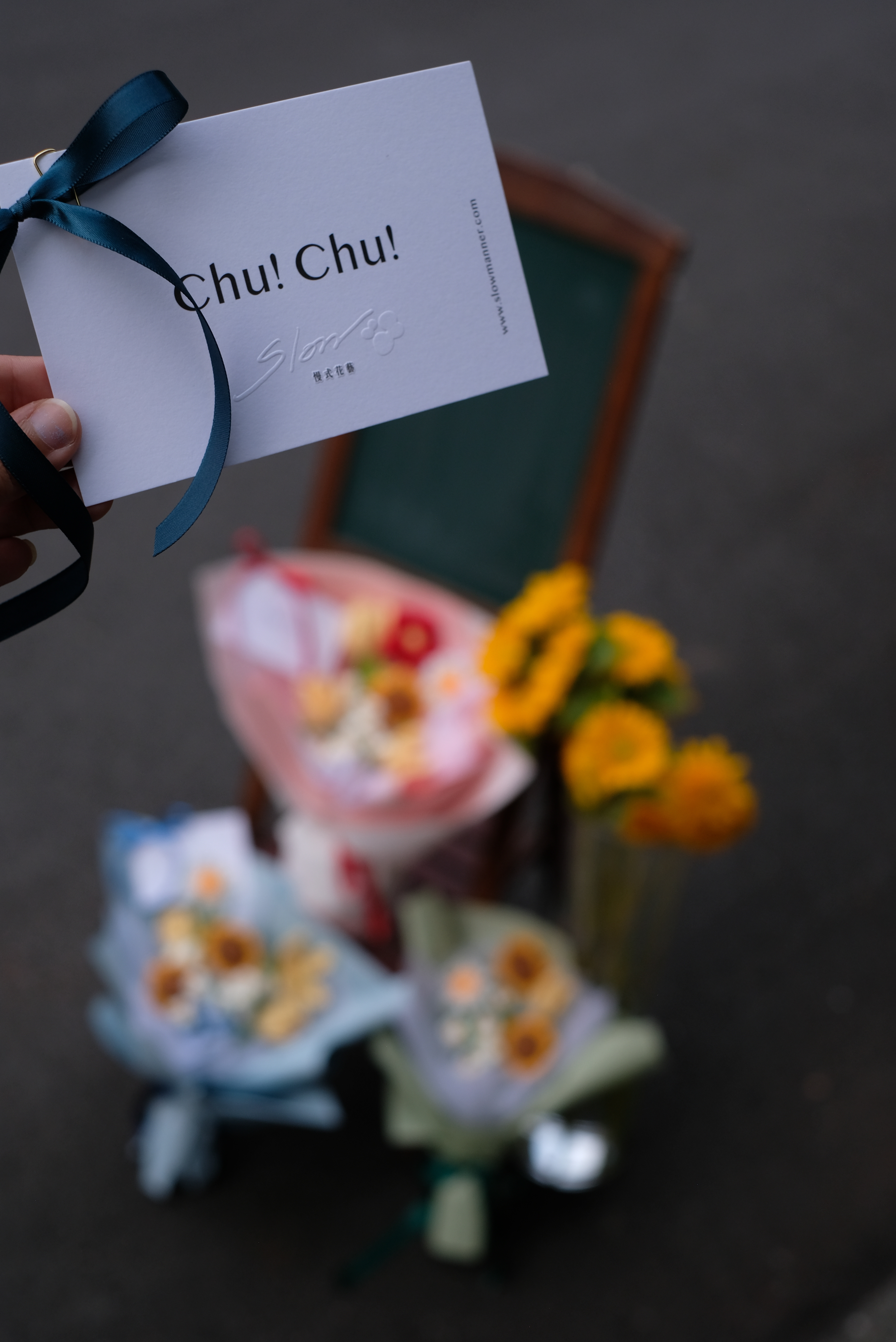 針織畢業花束ᰔ