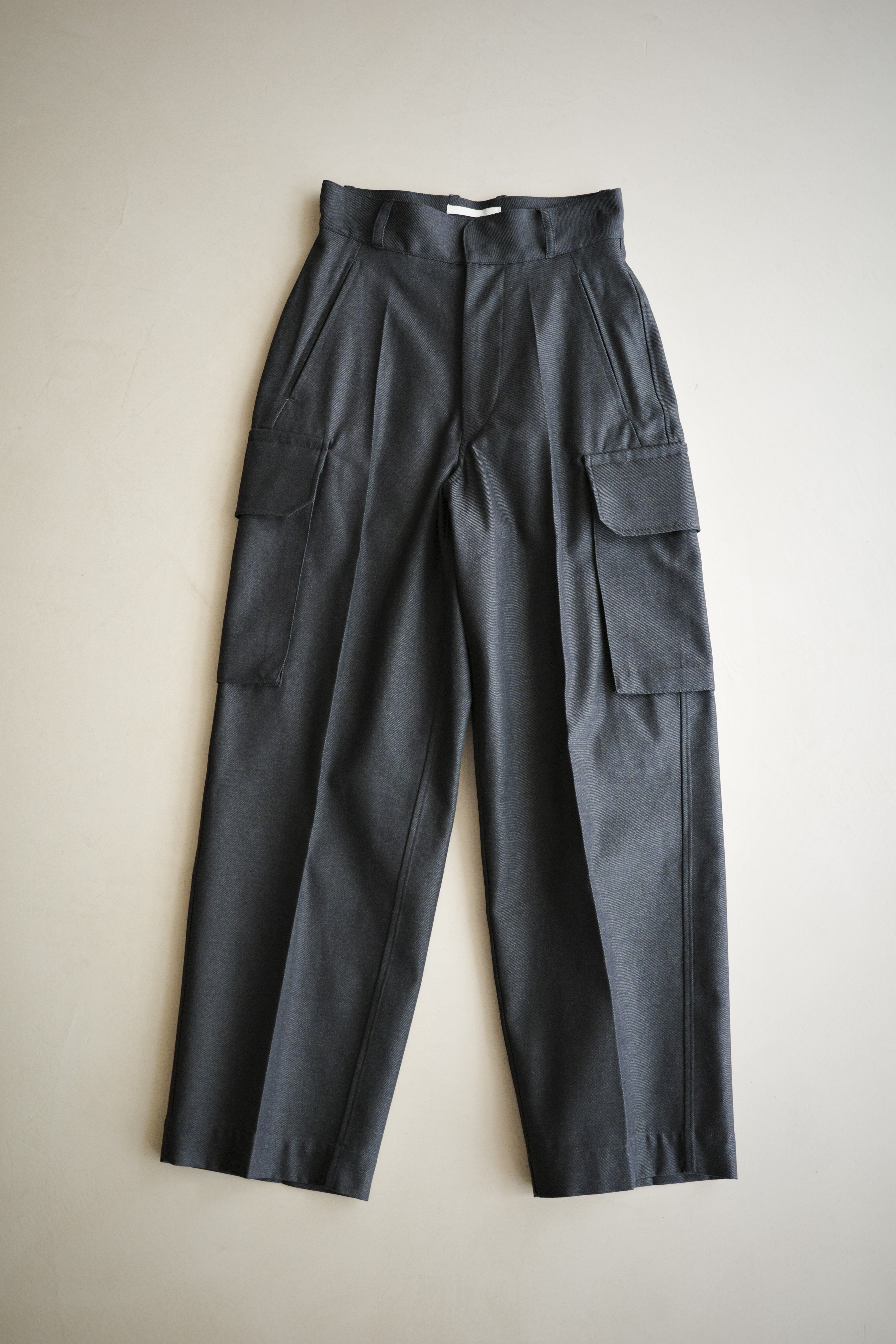 BLURHMS DRILL CHAMBRAY FRENCH COMBAT TROUSERS (2色)