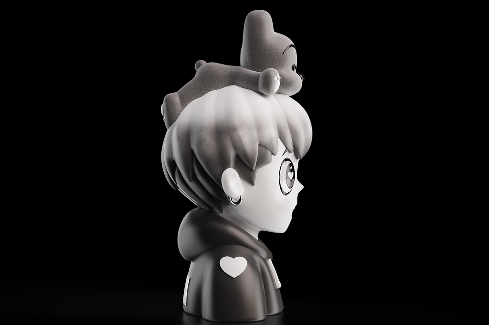 JAES LEE Daily Records Crush On Boy Sculpture Black Version