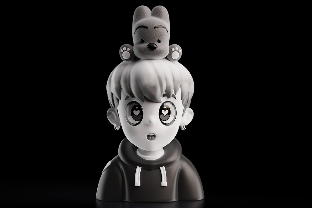 JAES LEE Daily Records Crush On Boy Sculpture Black Version