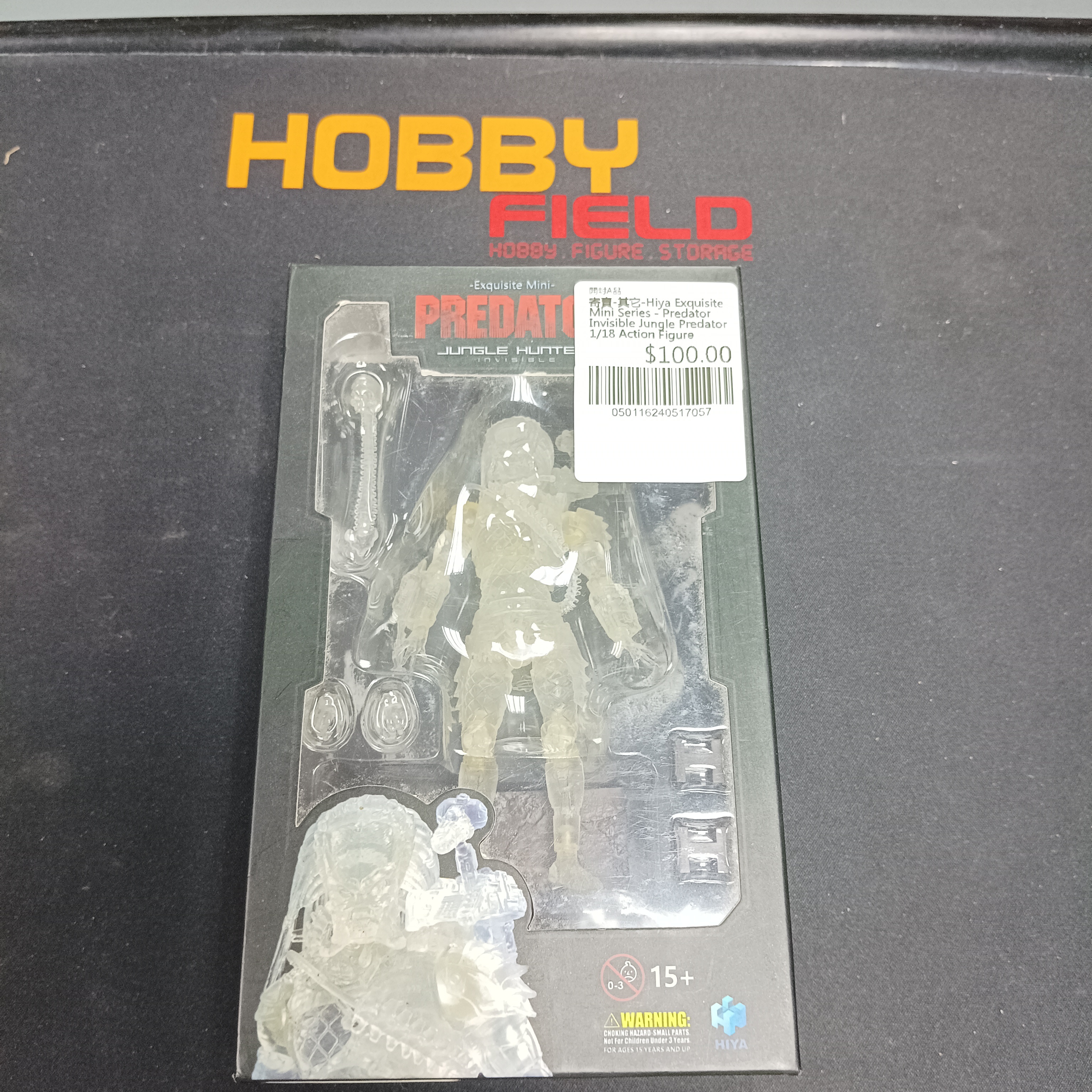 寄賣-其它-Hiya Exquisite Mini Series - Predator Invisible Jungle Predator 1/18 Action Figure