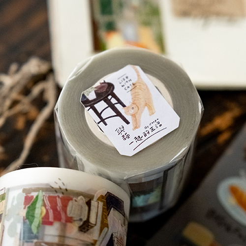 與貓一起的生活 PET膠帶｜OURS 森林好朋友