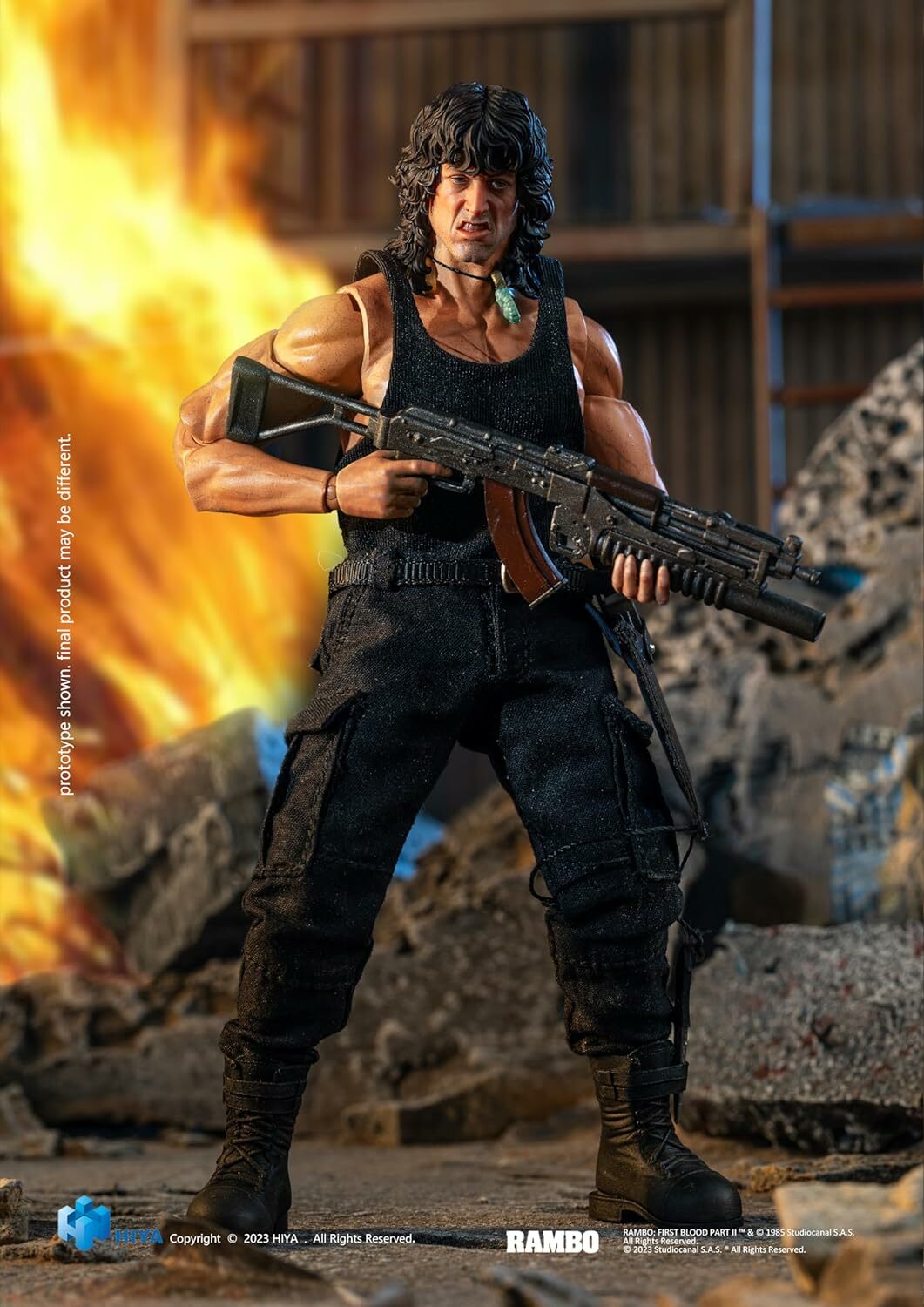 Amazon.com: Hiya Toys Rambo: First Blood Part II – Rambo
