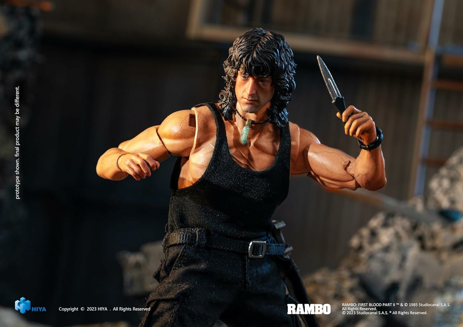 Hiya Toys 1/12 Rambo III Exquisite Super Series John Ra Hiya Toys 1/12 Rambo III Exquisite Super Series John Ra