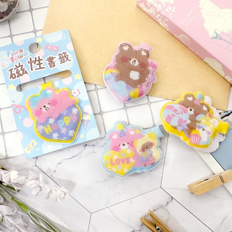 四季紙品 超值磁性書籤MEMO夾  【SC004A】