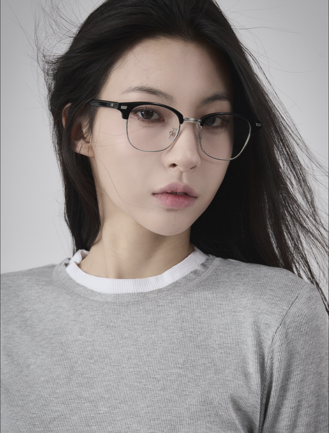 🇰🇷韓國 Raucohouse G10 方框 半框 復古 鏡框 眼鏡框（3 COLOR）