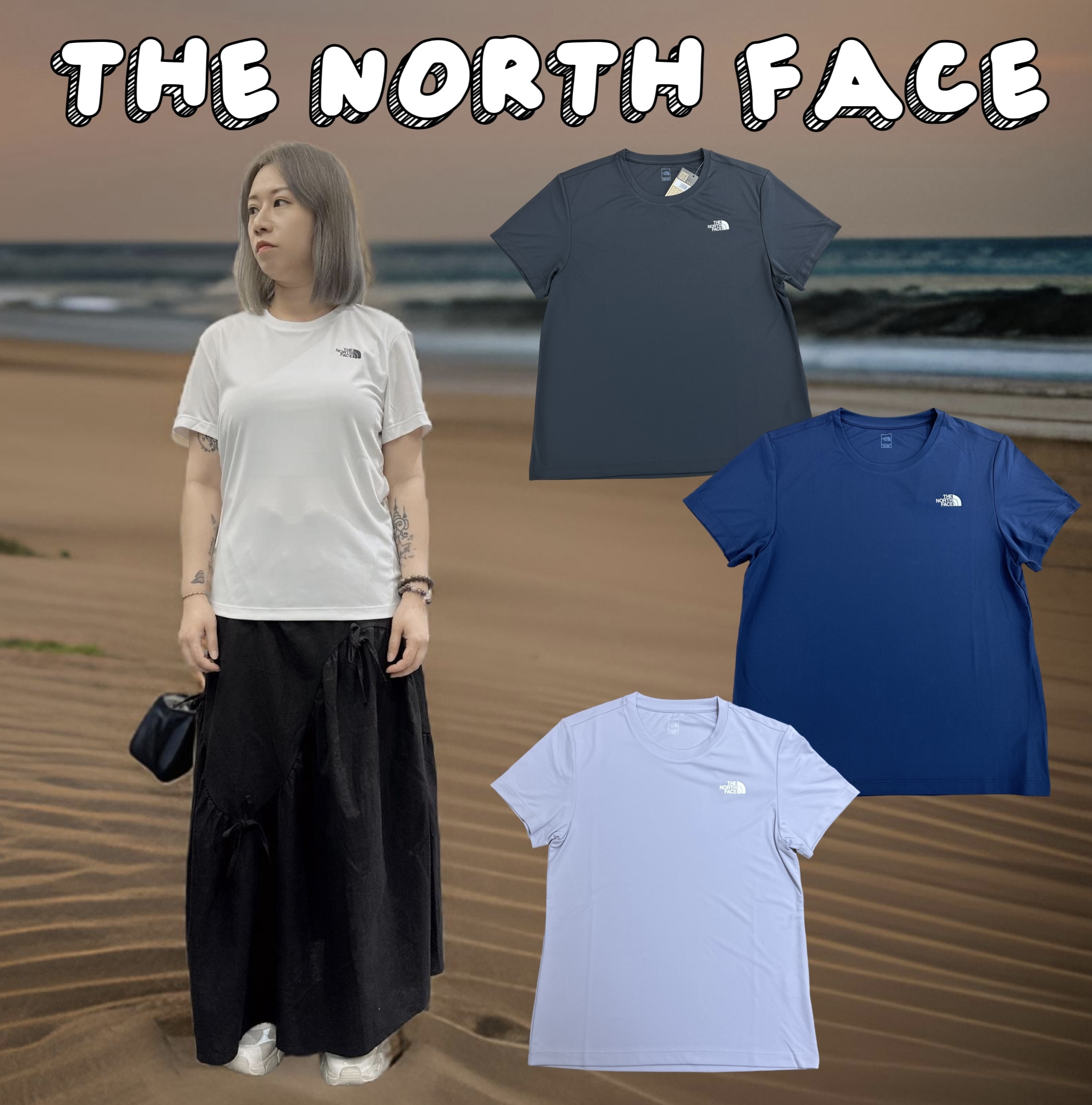 🇰🇷 韓國 THE NORTH FACE 女裝速乾料 T-Shirts<此為清貨價貨品不設退換>K5/TN157）