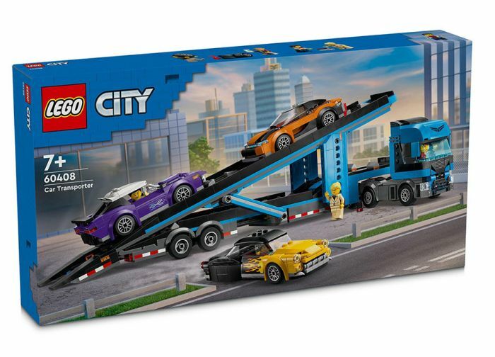 LEGO 60408 Car Transporter Truck with Sports Cars 汽車運輸車和跑車 (City)