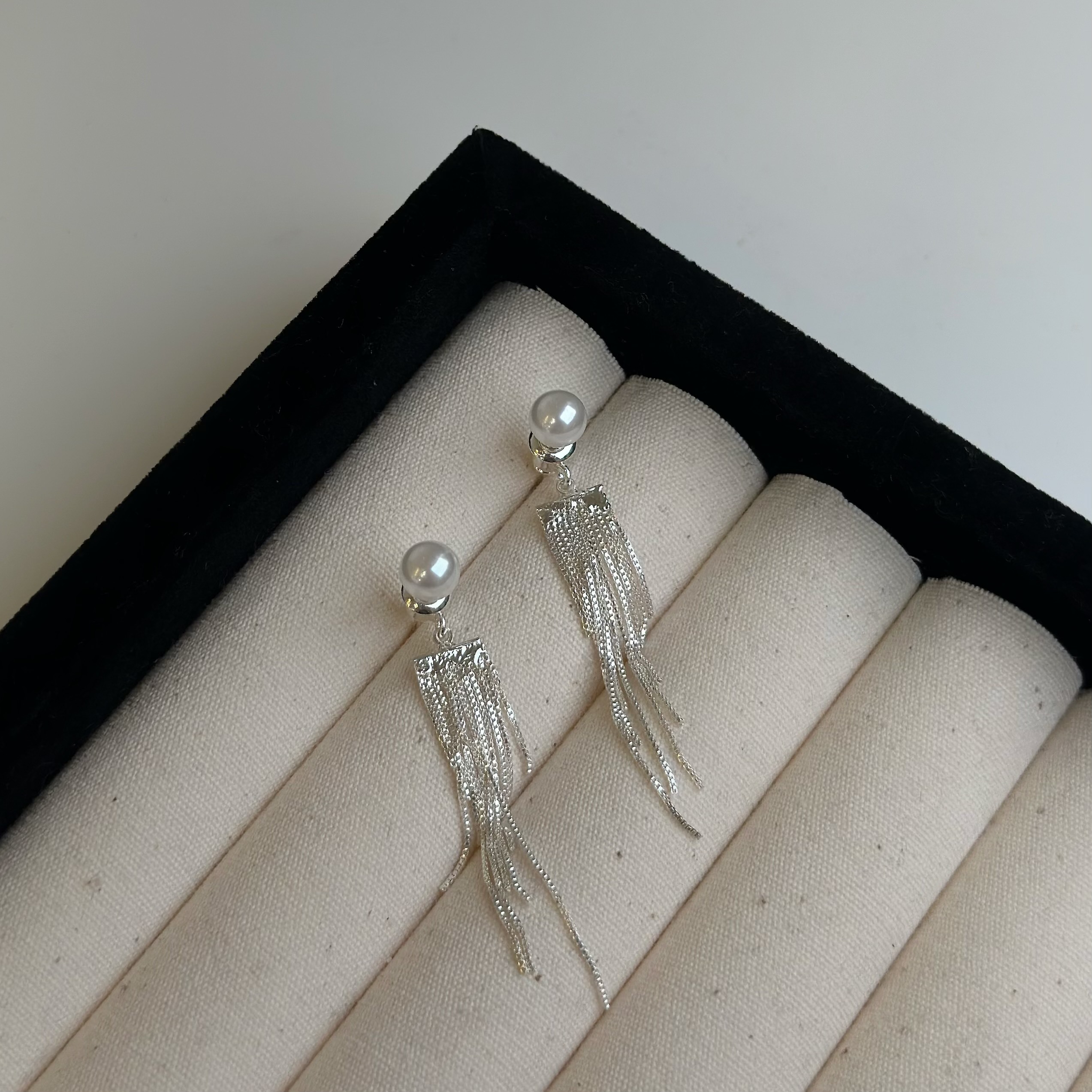 G43成熟．珍珠流蘇前後扣