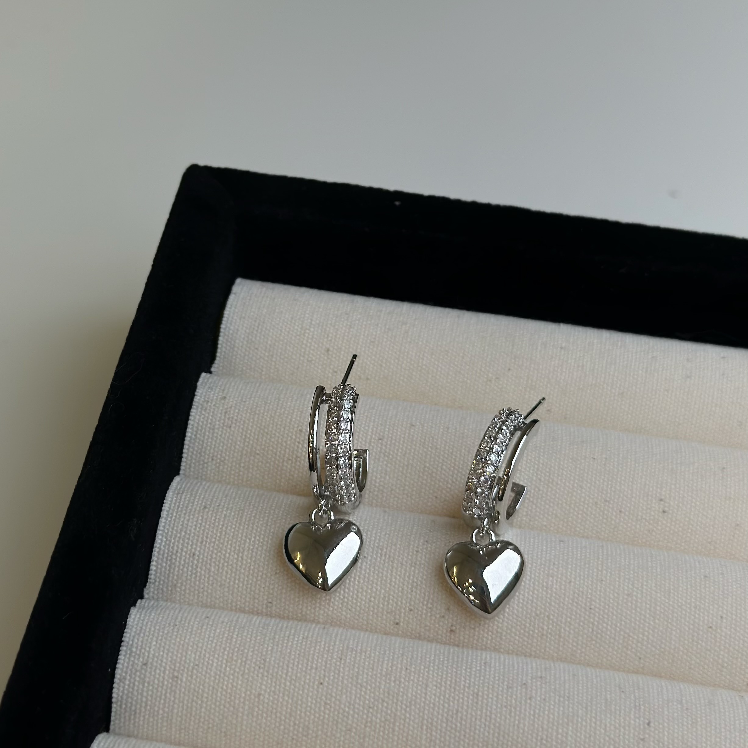 G45曖昧．愛心雙層c字圈