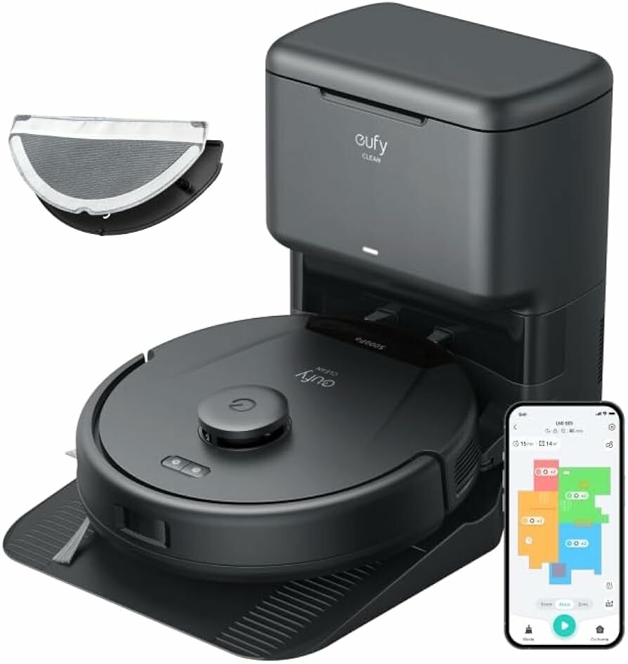 Eufy L60 Hybrid Robot Vacuum with Self Empty Station (T2278)