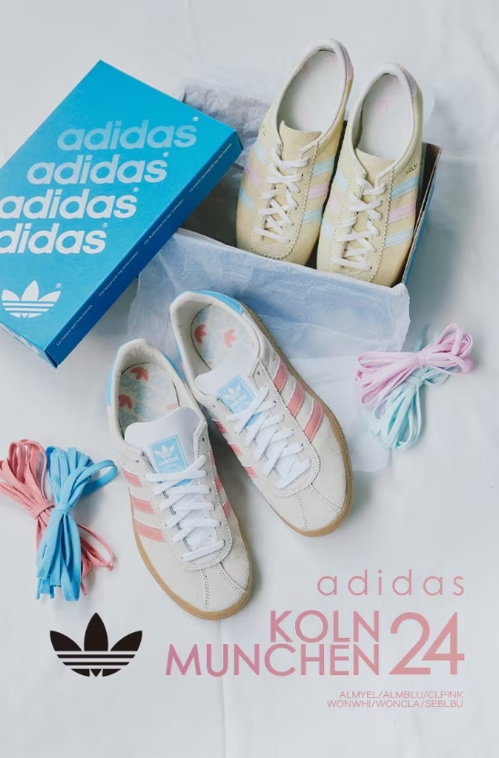 【Luxury】國外代購 Adidas MUNCHEN 24 WONWHI  ig6282 ig6279 夏日焦糖 奶油 草莓配色