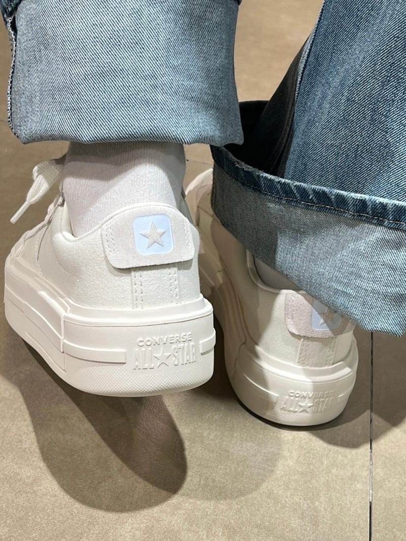 CONVERSE CHUCK TAYLOR ALL STAR CRUISE 解構 厚底 低筒 白 UU鞋 A08788C