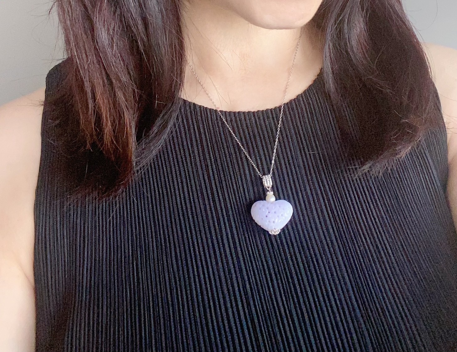 智慧與消除負能量丨紫翡翠高工藝項墜