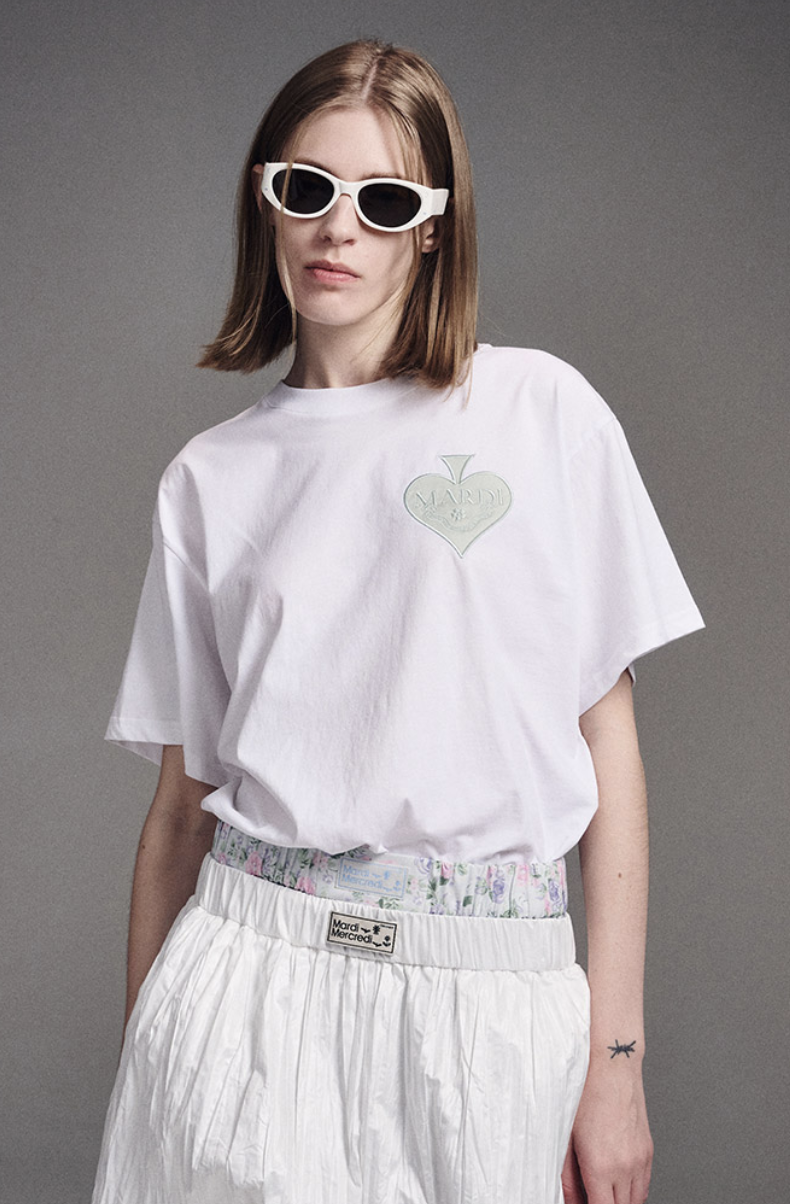 現貨清貨 🇰🇷 韓國 Mardi Mercredi 葵扇Tee（清貨價貨品，不設退換） (K7/BR821)