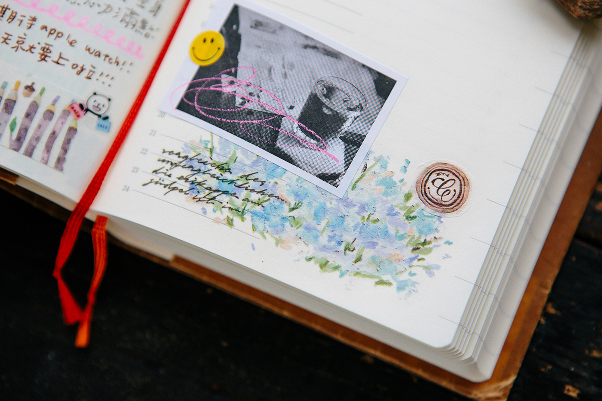 粉彩花叢 轉印貼紙 | OURS 森林好朋友