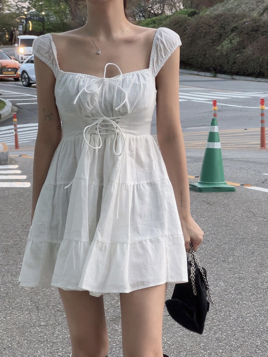 【清貨～】法式復古綁帶連身裙🧺🫧