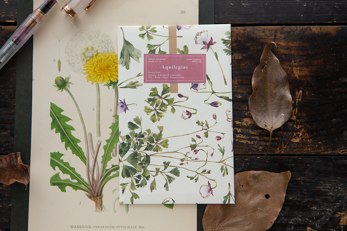 OURS - Aquilegias Sticker Pack