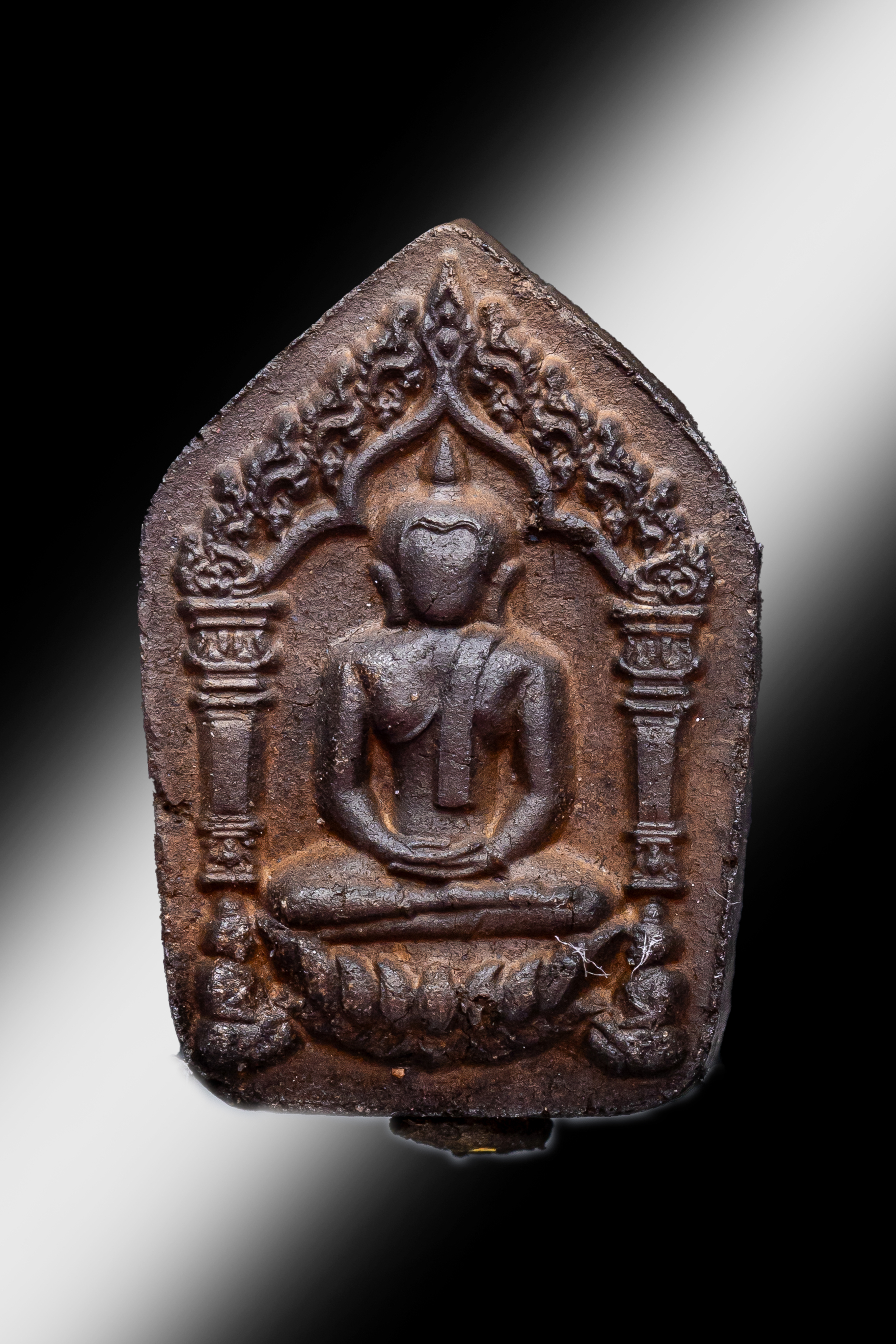 『泰國佛牌』黎逸府 瓦他薩班 帕阿贊棟 『小模土燒坤平』金符管 13240520