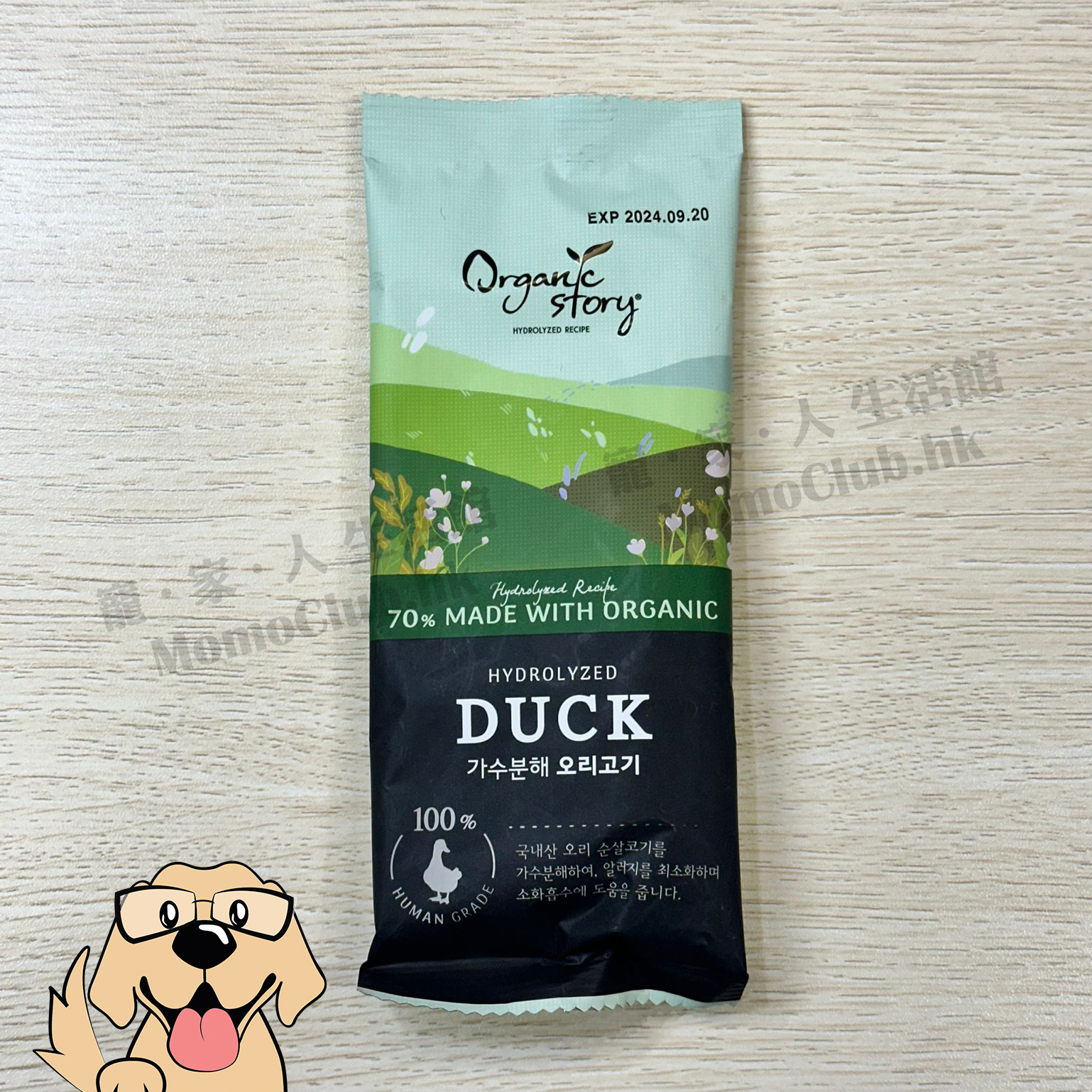Organic Story 有機物語 - 養生鴨肉有機狗糧配方 [SAMPLE - 金額將於結帳時自動扣除] Exp: 2025/Apr/23