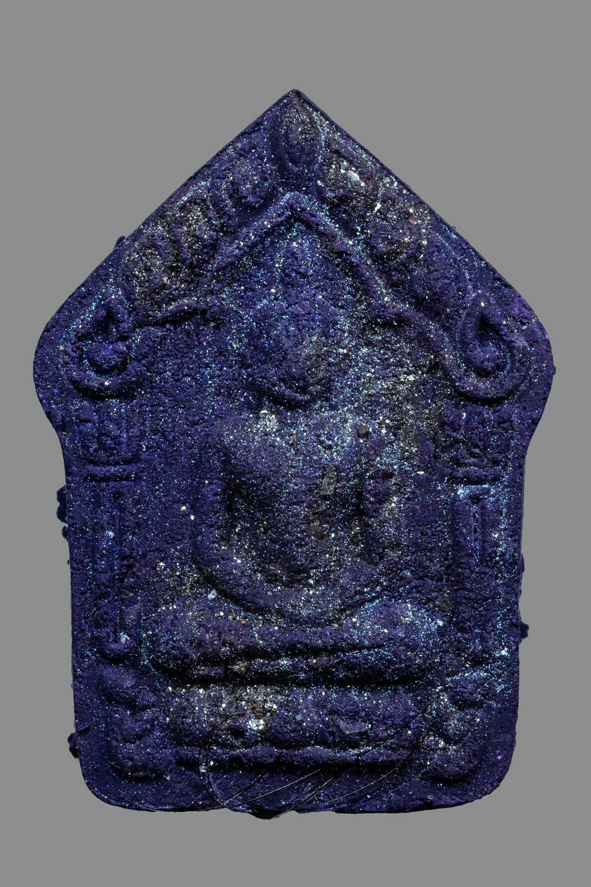 『泰國佛牌』2567帕坤平『燒哈』染紫色版本 燒哈日加持 龍婆宋功 瓦崗龍阿倫 19240520