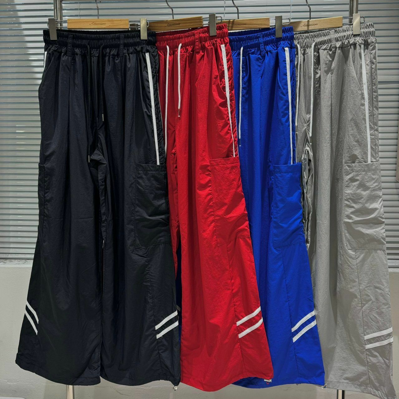 拼雙間鬆身褲 BY ATTENTION-188P